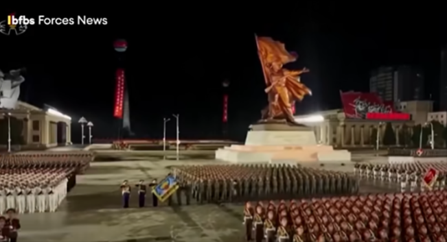 Militer Korea Utara/Foto: tangkap layar YouTube BFBS Forces News